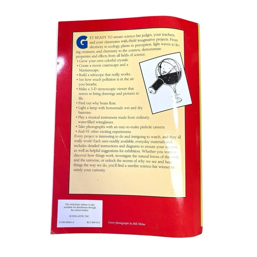 100 Amazing Make It Yourself Science Fair‎ Projects - Paperback - GOOD
